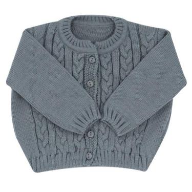 Imagem de Cardigan Infantil Masculino - Kowak, Cinza, M