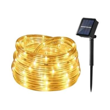 Imagem de Luz De Cordão LED Solar À Prova d'Água Para Exterior 7m 12m 22m 32m De