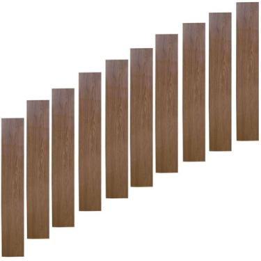 Imagem de Piso Vinilico Autoadesivo Chao Madeira Falsa 1m2 Obra Reforma Sala Est