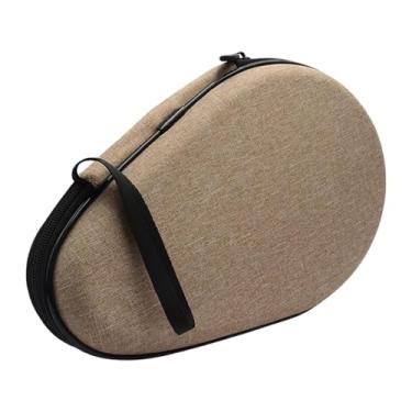 Imagem de kowaku Estojo para raquetes de pingue-pongue, estojo para raquete de tênis de mesa, bolsa de armazenamento leve para competições internas e externas, Tecido Oxford Marrom