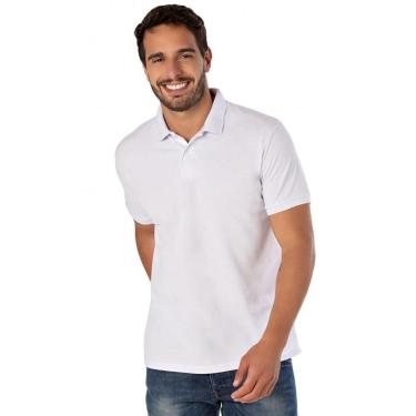 Imagem de Camisa Gola Polo Piquet Masculina Básica Lisa-Masculino