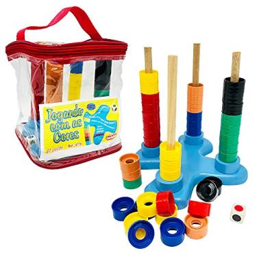 Imagem de Brinquedo Educativo Infantil Jogando Com As Cores Carimbras Carimbras