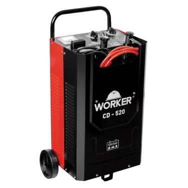 Imagem de Carregador De Bateria 60/750ah 12/24v Bivolt Com Aux. Partida Cd520 Worker