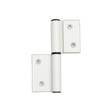 Imagem de Dobradiça encaixe linha 30 dupla sd-323 porta giro abrir aluminio bran