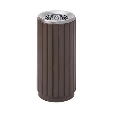 Imagem de KHUTRW3D Prédio de escritórios comerciais em pé pilar de cinzas, corredor do saguão, área de fumar, cilindro de cigarro, suporte de bumbum de cigarro (marrom)