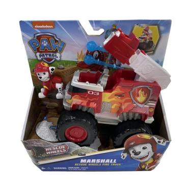 Imagem de Caminhão De Brinquedo Com Rodas Grandes Da Patrulha Canina Para Menino