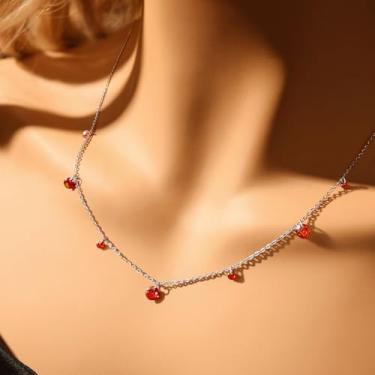 Imagem de 1 colar de borla de diamante redondo delicado, estilo simples, peça perfeita para encontros e uso diário, 42+5cm, Cobre, Sem Pedra Preciosa