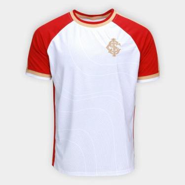 Imagem de Camiseta Internacional Goldy Masculina - ALVI RUBRO, Branco, Vermelho,