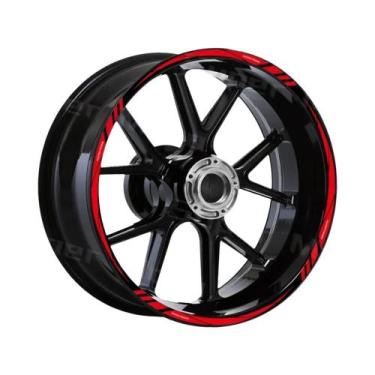 Imagem de Adesivo Refletivo Para Roda De Motocicleta, Faixa Para Cubo De Roda, D