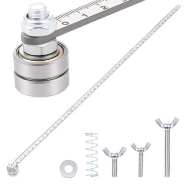 Imagem de Pinças de posicionamento para medições precisas e corte fácil de madeira, trilho de guia de serra circular de aço inoxidável de 50 cm, guia de corte de precisão ajustável para serra manual de