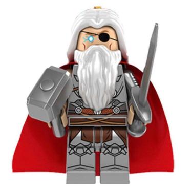 Imagem de Boneco Blocos De Montar Odin Thor Amor E Trovão