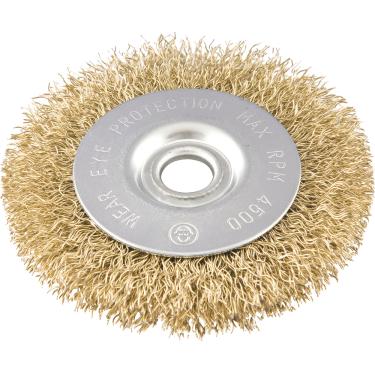 Imagem de Escova Circular Ondulada 4x1/2  Furo 1/2  Aço Carbono Latona