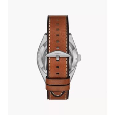Imagem de Relógio Fossil Masculino Ref: Me3261/0vn Automático Esqueleto Prateado