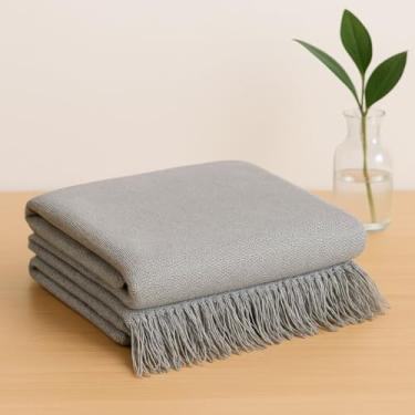 Imagem de Manta para Sofá King Luxo Super Gigante 300x180 Mts Capa Decorativa Decoração Quarto e Sala (Uga3,00x1,80M Cinza Claro)