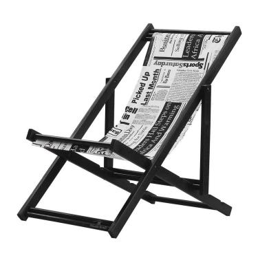 Imagem de Kit 2 Espreguiçadeiras Dobrável Black Sb-jornal