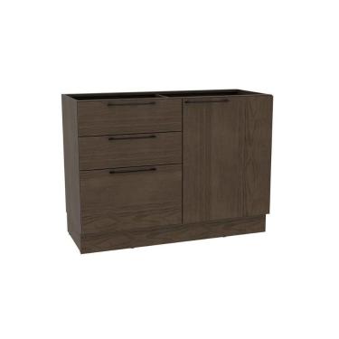 Imagem de Balcão De Cozinha Amsterdam Ph 3135 C- 1 Porta 3 Gavetas E Divisor De Talheres S- Tampo 120cm Avela - Herval