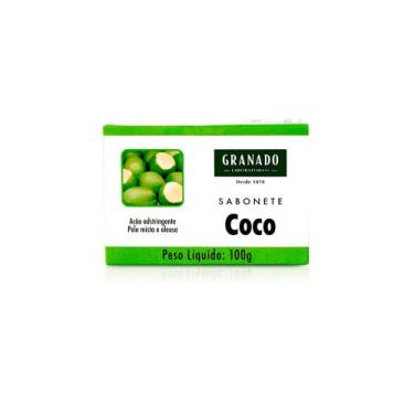 Imagem de Sabonete de Coco em Barra Granado 100g, 1, 100 ml, Coco