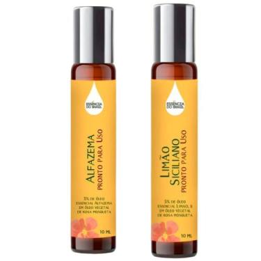 Imagem de Óleos Essenciais Prontos Alfema E Limão Sicl. Roll On 10Ml - Essência 