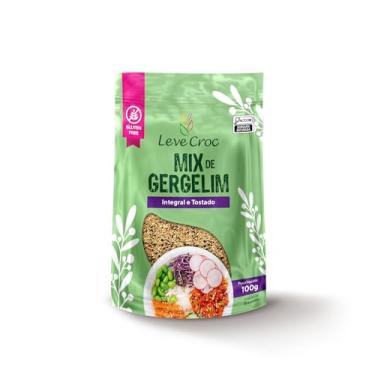 Imagem de Mix de Gergelim Integral e Tostado 100g - Leve Croc - Sem Glúten