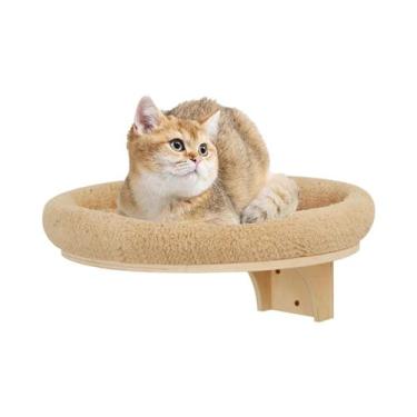 Imagem de Torre Arranhador Para Gatos DIY Com Rede, Cama, Prateleiras Para Escal