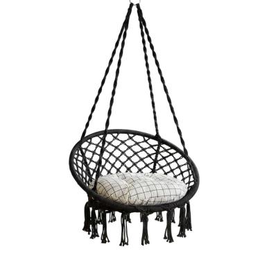 Imagem de Cadeira Rede Balanço Almofada Confortavel Teto Varanda Decoraçao Sacada Area Lazer