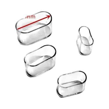 Imagem de Protetores De Silicone Transparente Para Pés De Cadeira (16 Peças) - C
