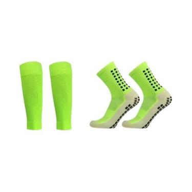 Imagem de Meias De Futebol De Silicone Antiderrapantes Respiráveis para Homens E