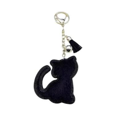 Imagem de Chaveiro De Cristal Dourado Em Forma De Cachorro Chihuahua Para Mulher