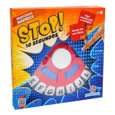 Imagem de Jogo Recreativo Tabuleiro Stop 10 Segundos - Polibrinq