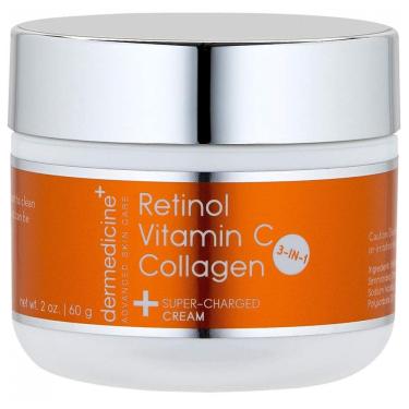 Imagem de Dermedicine Creme Dacial Anti Idade com Vitamina C, Retinol e Colágeno para Mulheres