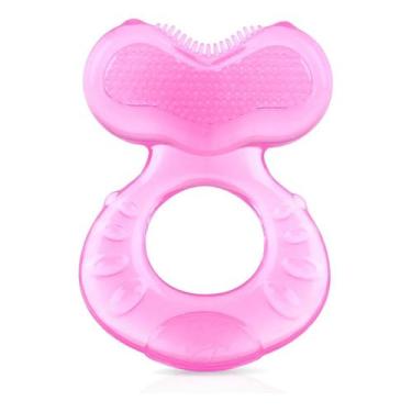 Imagem de Mordedor E Massageador Peixinho Nuby Silicone Bebê Infantil, Rosa