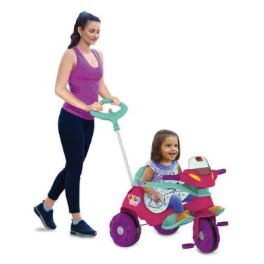 Imagem de Triciclo Velobaby Passeio e Pedal Rosa Bandeirante