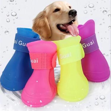 Imagem de Botinha De Silicone Tenis Para Cachorro Cães Médio e Grande Porte Sapa