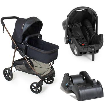 Imagem de Carrinho Napoli G22 Trio Preto Cobre Galzerano