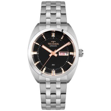 Imagem de Relógio Technos Masculino Automatico Prata - 8205os/1p 8205os/1p