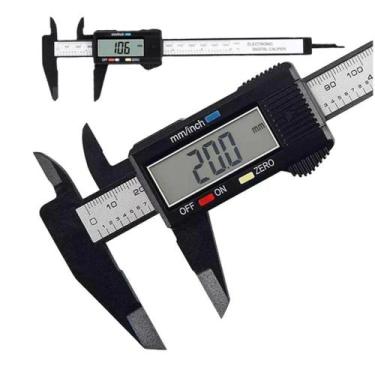 Imagem de Paquímetro Digital com Display LCD Medição Rápida, Precisa e Fácil Vis