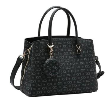 Imagem de Bolsa Chenson Elegance 3485407 Estruturada Com Zíper Botão Magnético E