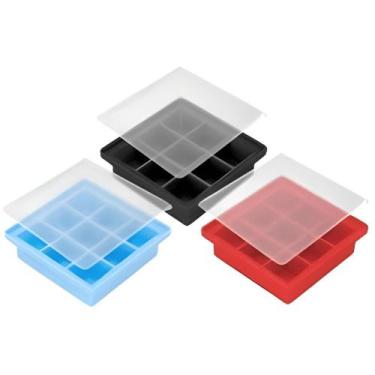 Imagem de Forma de Gelo c/ Tampa 9 Cubos - Uni Home