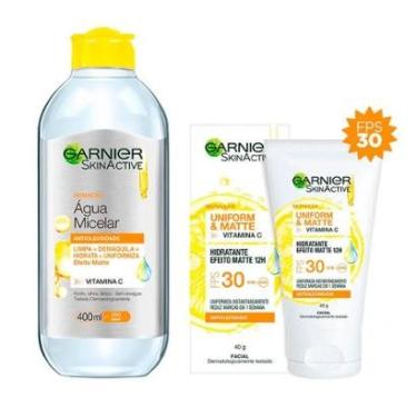 Imagem de Garnier Skin Cuidados Faciais Anti-oleosidade Kit ? Água Micelar + Hidratante Facial Matte Kit-Unissex