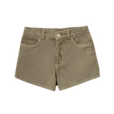 Imagem de Shorts Hering Infantil Menina Barra Desfiada Em Sarja-Feminino