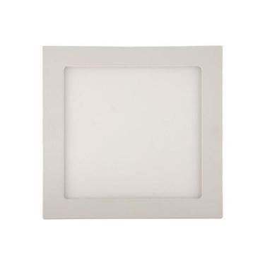 Imagem de Painel De Led Blumenau Slim Quadrado De Embutir 24w Bivolt 3000k Luz A
