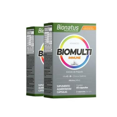 Imagem de 2x immune biomulti bionatus 60caps 