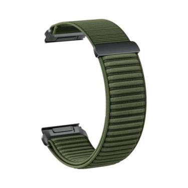 Imagem de Pulseira De Nylon QuickFit De 22mm E 26mm Para Garmin Fenix E 7 7X 6 6