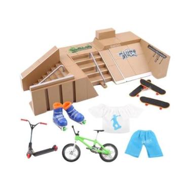 Imagem de Conjunto De Rampa Para Skate De Dedo Mini DIY Para Crianças, Presente 