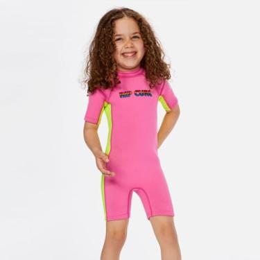 Imagem de Short John Rip Curl Infantil Groms Omega 1.5mm Rosa, 06, Pink