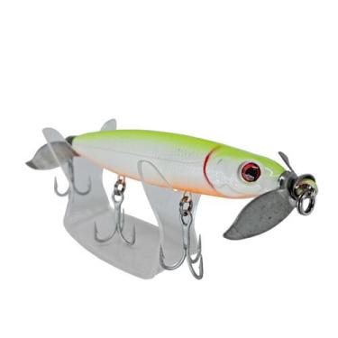 Imagem de Isca Artificial com Hélices Duplas 100F  Ideal para Tucunaré, Robalo e