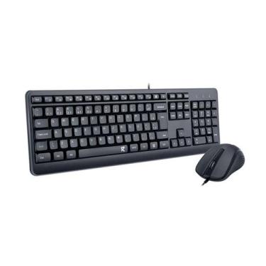 Imagem de Kit Teclado E Mouse Redragon Office Membrana 1200DPI USB Full Size Pre