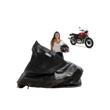 Imagem de Capa Cobrir Moto Royal Enfield Interceptor 650 Forrada Luxo - kahawai