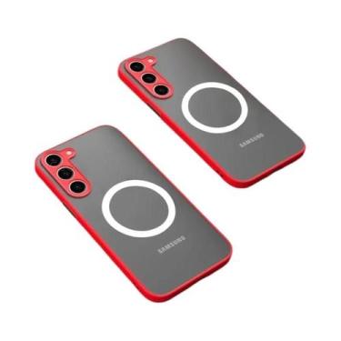 Imagem de Capa Magnética Fosca Magsafe Para Samsung Galaxy S25 S24 S23 FE S22 S2