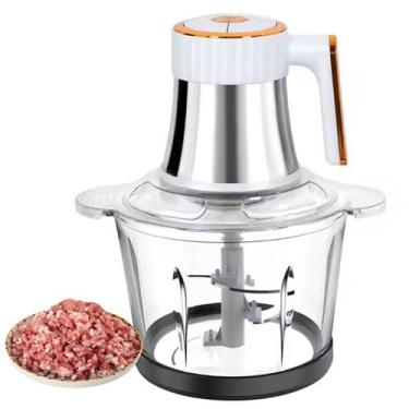 Imagem de Mini Processador Eletrico Moedor de Carne 4 Laminas 3 Litros Tritura V